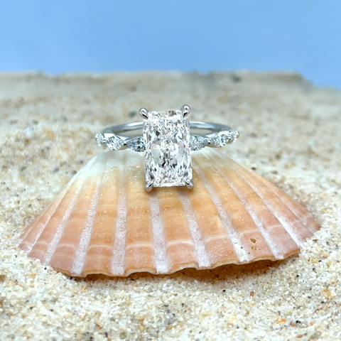 Custom engagement ring design detail – Paddington Jeweller Sydney