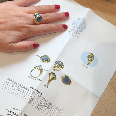 Alix Mabe Pearl Ring – Custom Remake -  Paddington Jeweller - Ojco