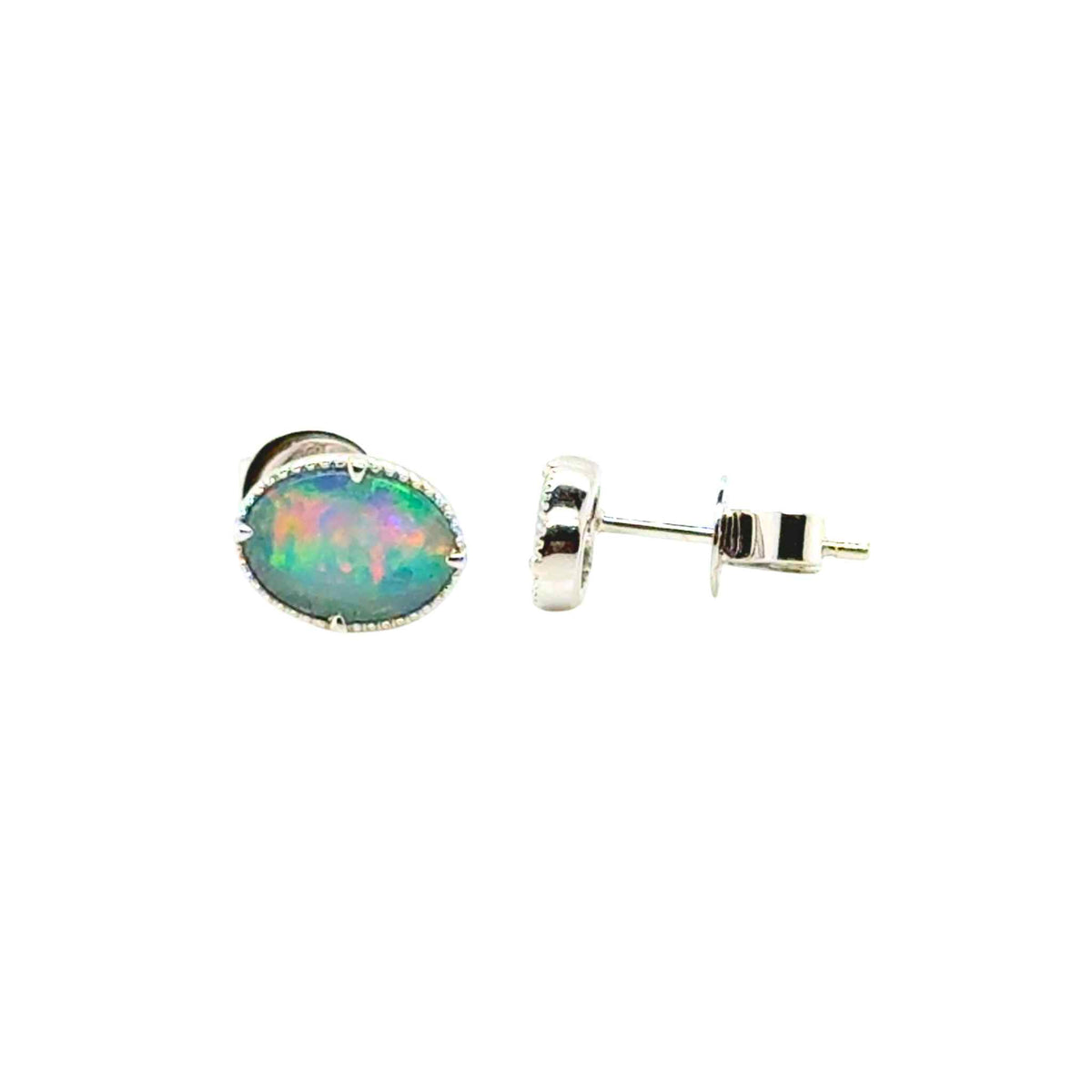 Boho Opal - Oval Earring -  Paddington Jeweller - Ojco