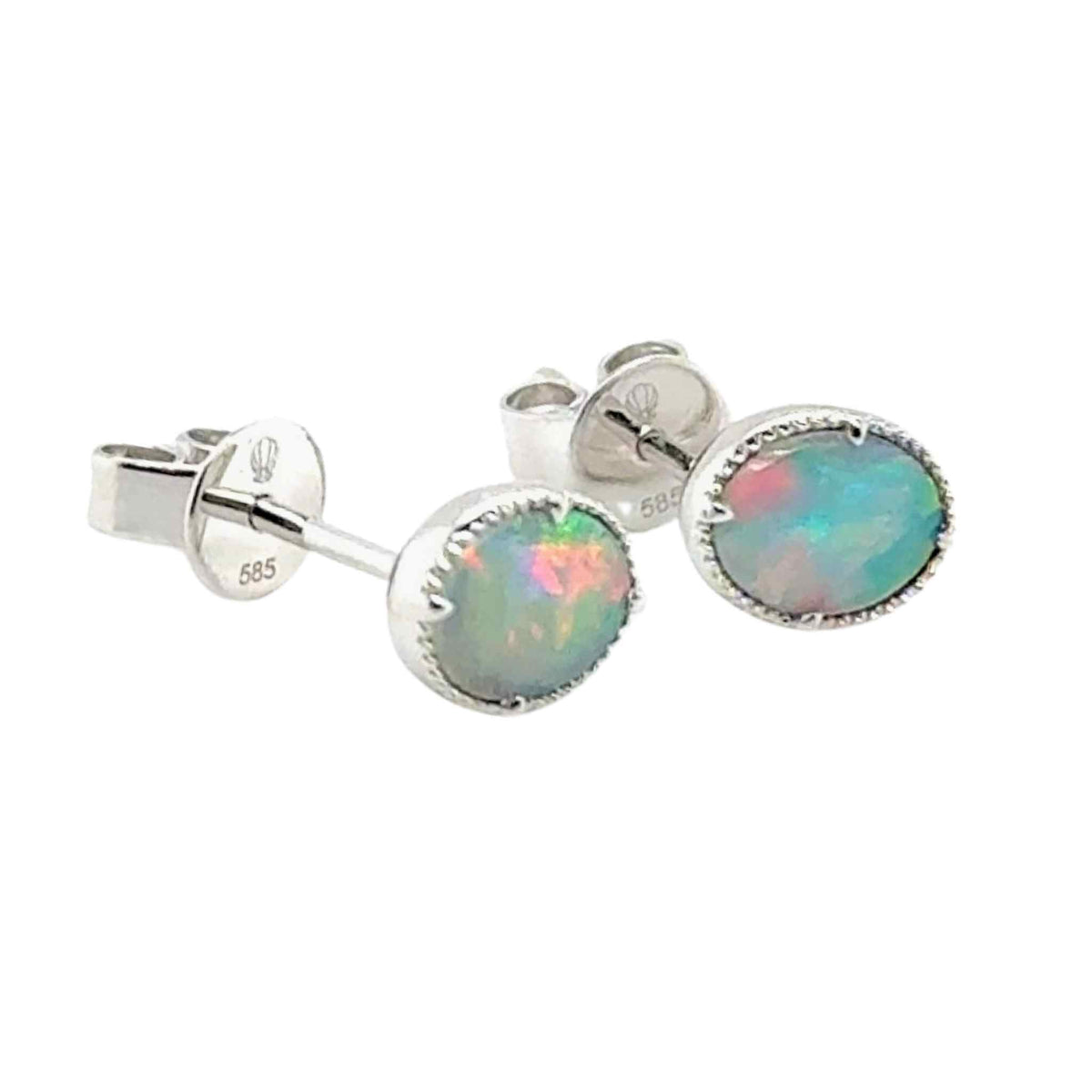 Boho Opal - Oval Earring -  Paddington Jeweller - Ojco