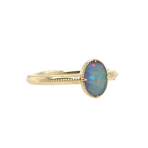 Boho Opal - Oval Ring