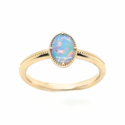 Boho Opal - Oval Ring