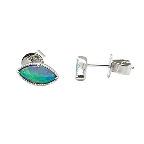Boho Opal - Marquise Earring
