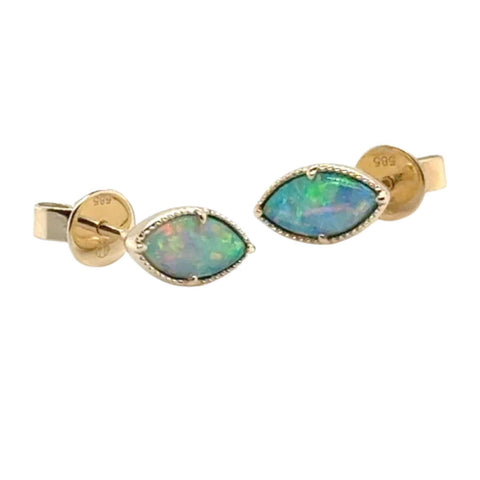 Boho Opal - Marquise Earring