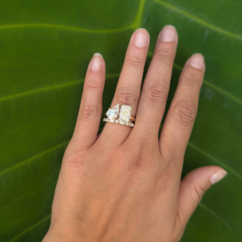 Janet – Custom Toi et Moi Engagement Ring