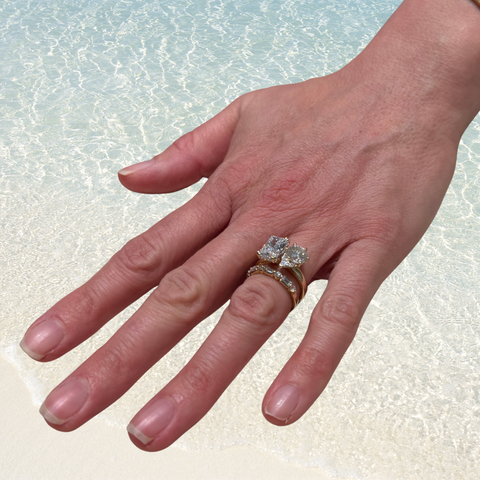 Janet – Custom Toi et Moi Engagement Ring