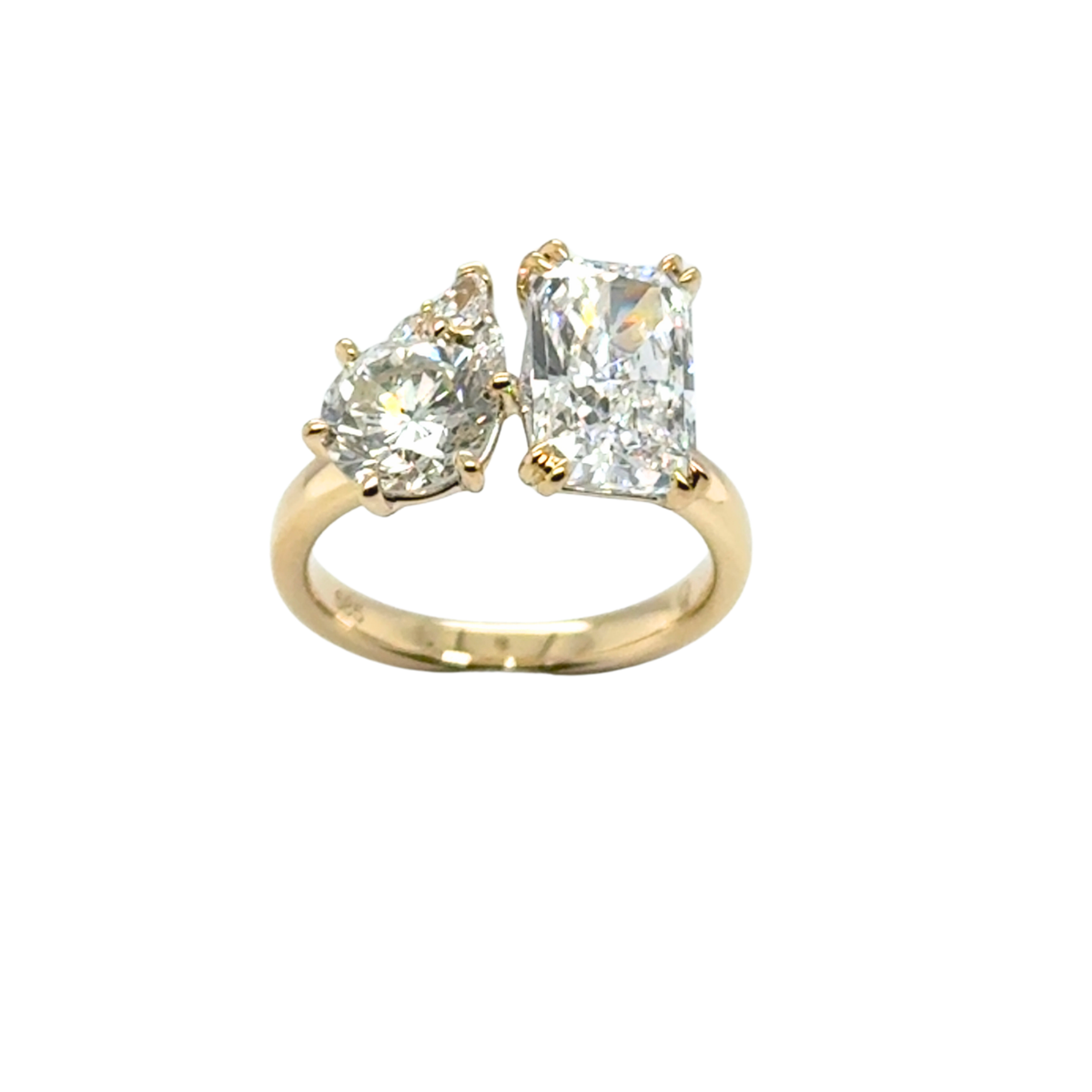 Janet – Custom Toi et Moi Engagement Ring -  Paddington Jeweller - Ojco