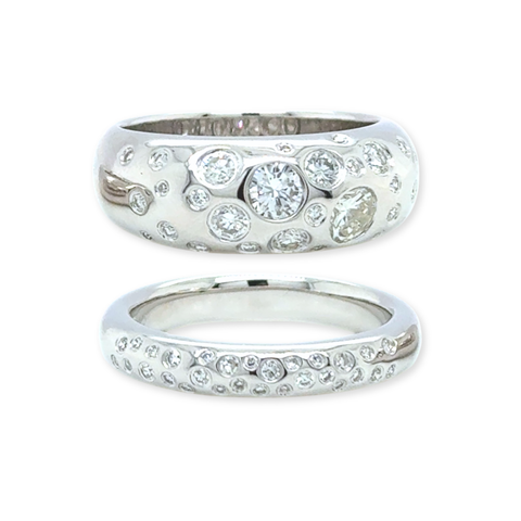 custom diamond ring redesign