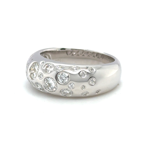 Custom made diamond ring dome 