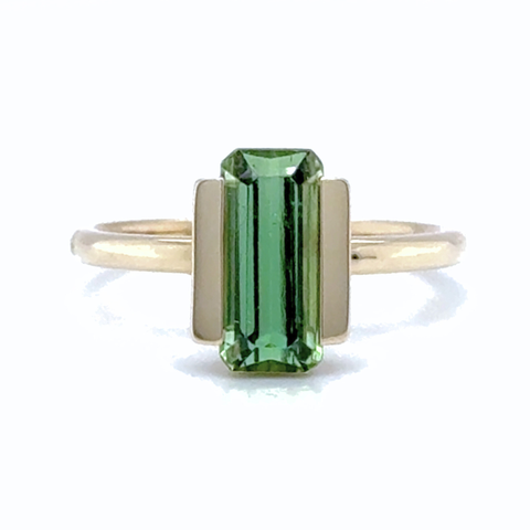 Kennedy – Green Tourmaline Ring