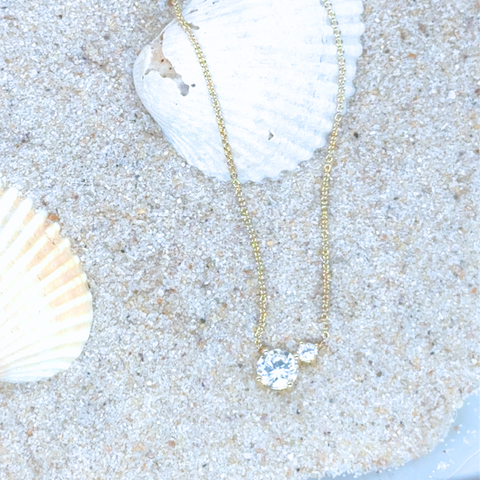 Heirloom diamond necklace bespoke design