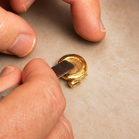 Thea – Custom Locket Pendant in 18kt Yellow Gold
