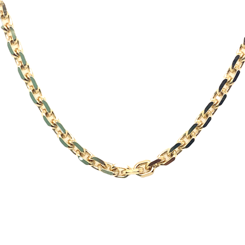 OBLONG TRACE CHAIN - 2MM - 50/60CM -  Paddington Jeweller - Ojco