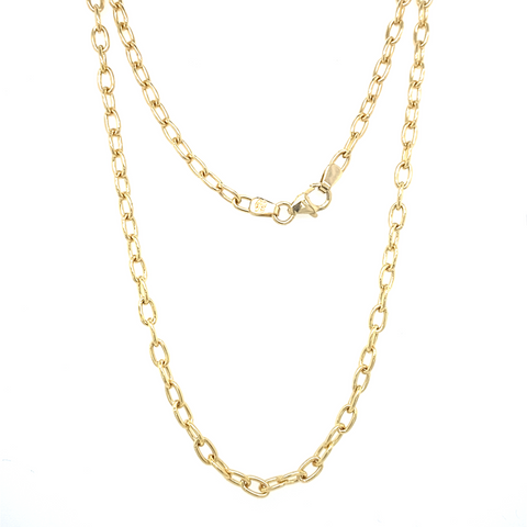 ELONGATED TRACE CHAIN - 3.1mm - 55CM -  Paddington Jeweller - Ojco