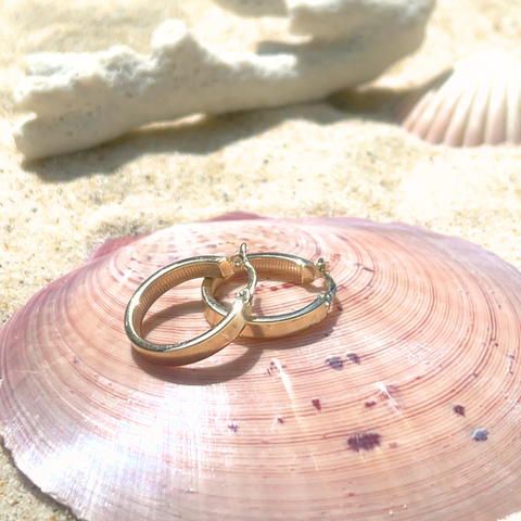 Trinity Hoop Earrings -  Paddington Jeweller - Ojco