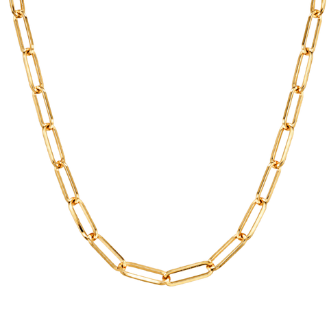 Sienna – 18kt Yellow Gold Paperclip Chain