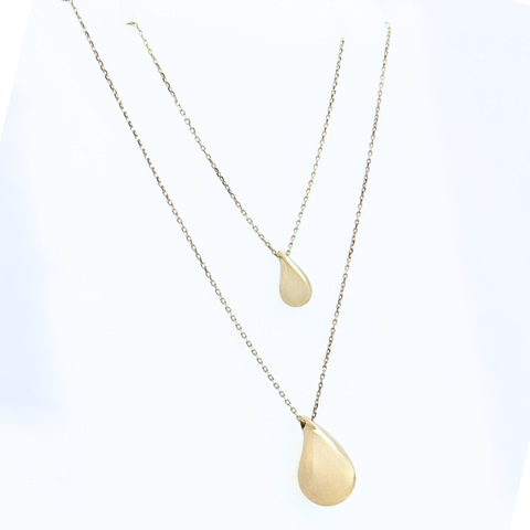 Mini Tear Drop Necklace 45cm -  Paddington Jeweller - Ojco