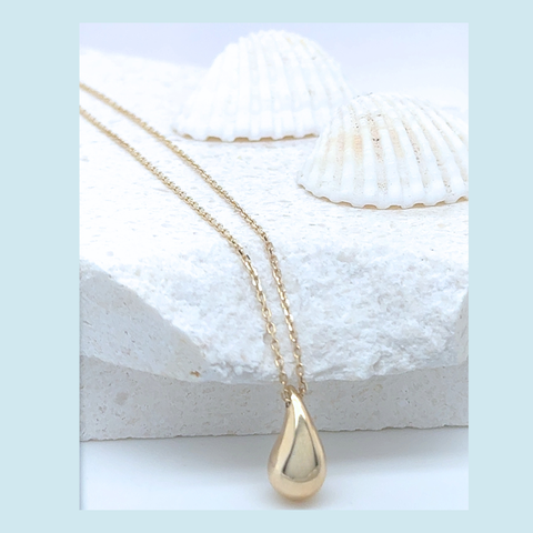 Mini Tear Drop Necklace 45cm -  Paddington Jeweller - Ojco