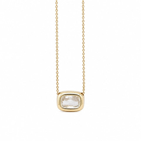 Norse Skaði - Cushion Cut Diamond Slider Pendant