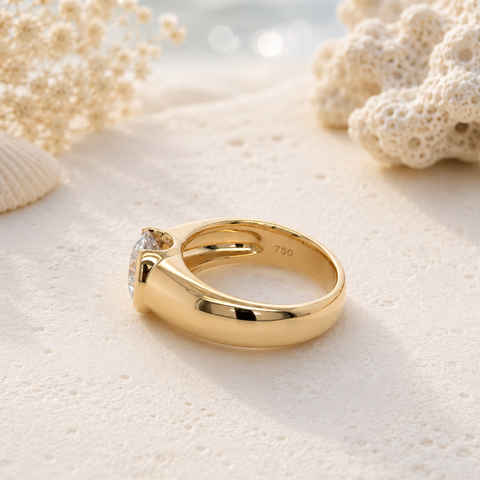 Dua – Dua Lipa Inspired Diamond Engagement Ring -  Paddington Jeweller - Ojco