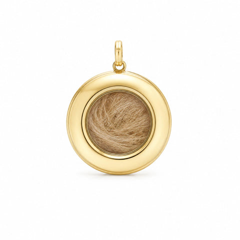 Thea – Custom Locket Pendant in 18kt Yellow Gold