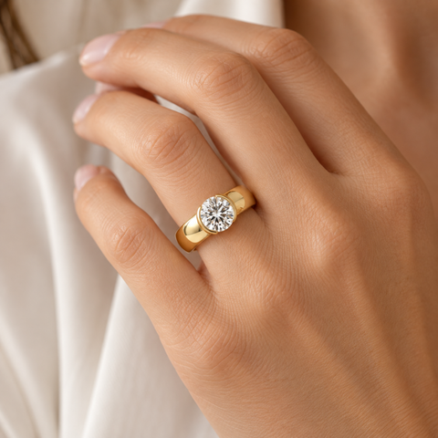Dua – Dua Lipa Inspired Diamond Engagement Ring -  Paddington Jeweller - Ojco