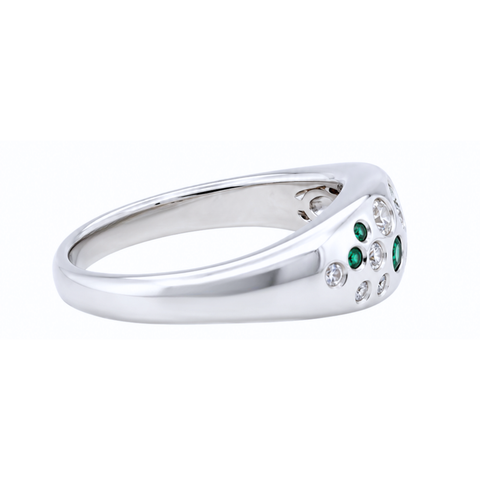 Robyn - Custom Made Platinum Galaxy Ring