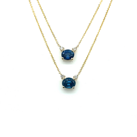 ALISON SAPPHIE NECKLACE -CM -  Paddington Jeweller - Ojco