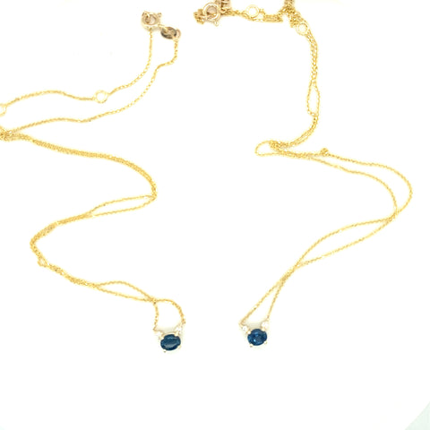 ALISON SAPPHIE NECKLACE -CM -  Paddington Jeweller - Ojco