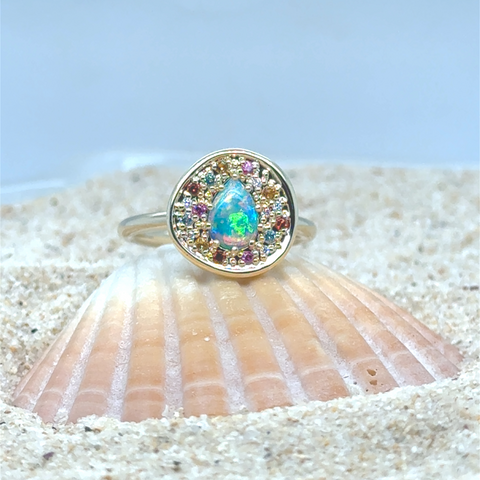 Klhoe - Ring Crystal Light Opal 0.32ct
