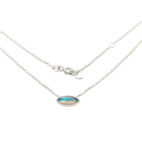 Boho Opal Marquise Necklace