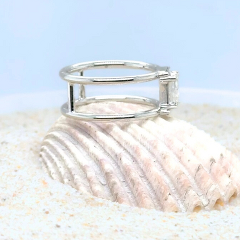 Lisa – Custom Platinum Diamond Dress Rings