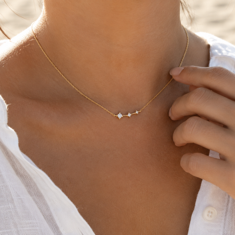 Little Stars Diamond Necklace