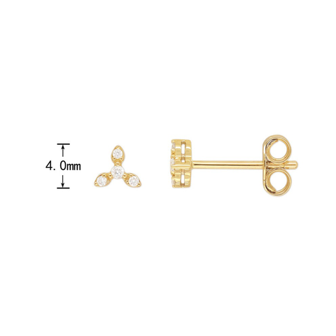 Tiny Windmill Studs -  Paddington Jeweller - Ojco