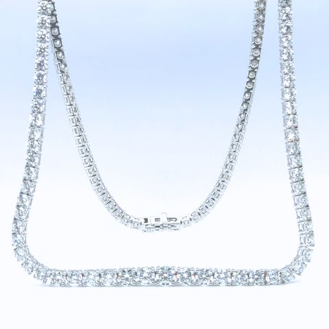 Sky Diamond Tennis Necklace -  Paddington Jeweller - Ojco