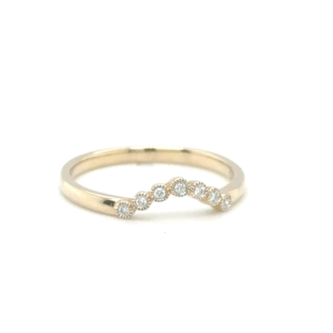 Amina Diamond Wedding Band