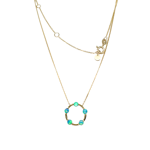 Arianna - Australian Light Opal Necklace