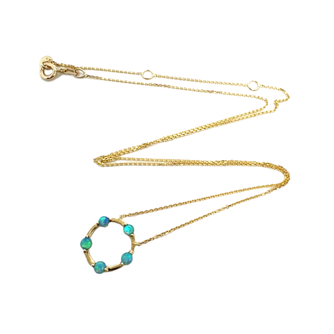 Arianna - Australian Light Opal Necklace