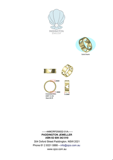 CAD design of the ring