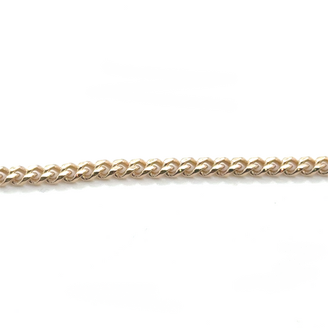 Diamond Cut Curb Bracelet 2.8MMx19cm