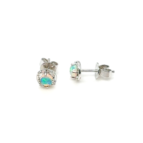 Arianna - Australian Light Opal Earrings