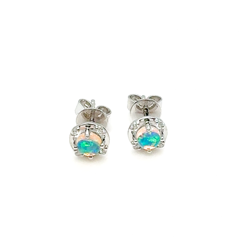 Arianna - Australian Light Opal Earrings
