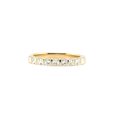 Cassiopeia Love – Princess Cut Diamond Band