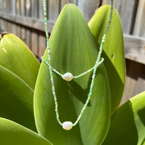 Chrysoprase Jewellery – Necklaces & Bracelets