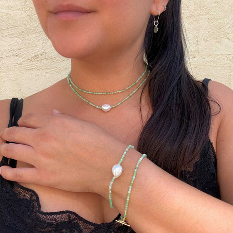 Chrysoprase Jewellery – Necklaces & Bracelets