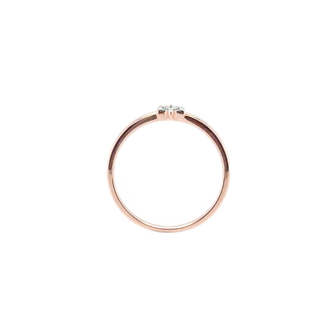 Diamond Star of David Ring