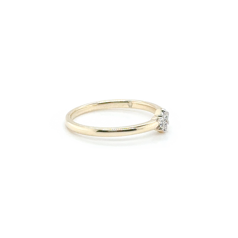 Diamond Star of David Ring
