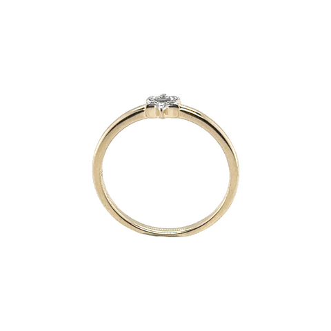 Diamond Star of David Ring
