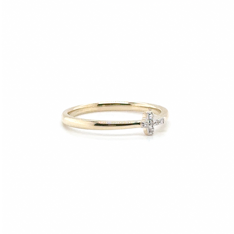 Diamond Cross Ring