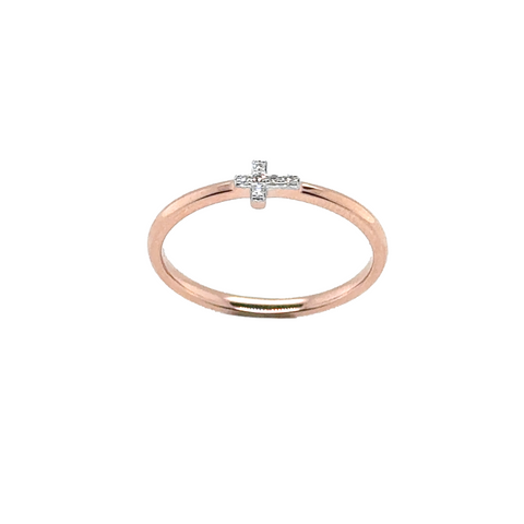Diamond Cross Ring